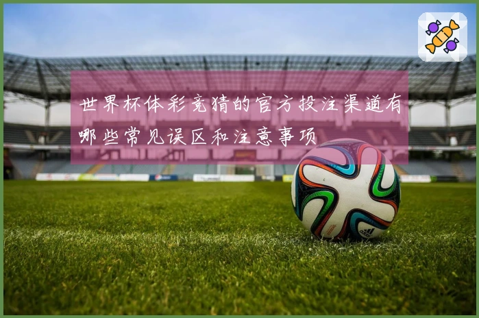 世界杯体彩竞猜的官方投注渠道有哪些常见误区和注意事项