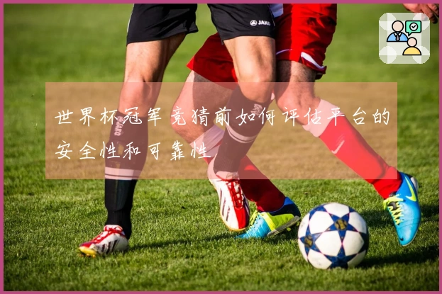 世界杯冠军竞猜前如何评估平台的安全性和可靠性